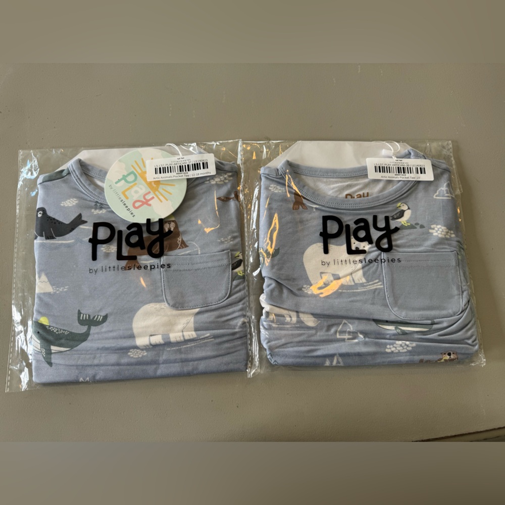Little Sleepies Long Sleeve Play Artic Animals NIP